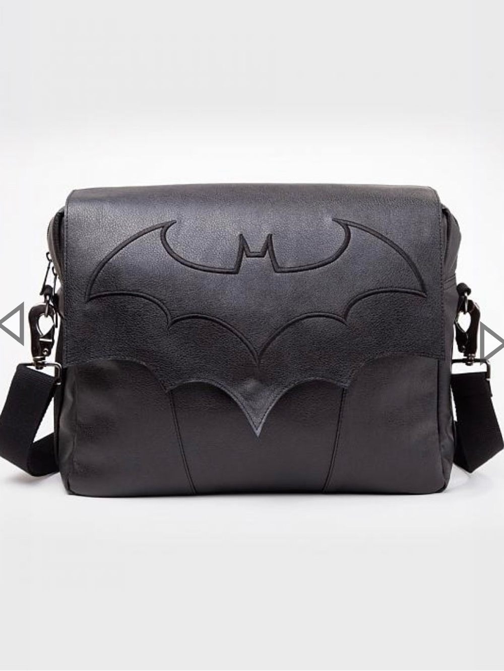 Pu Leather business shoulder bag Batman Arkham Knight - Black Bat flap